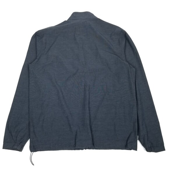 Linksoul Golf Tempus Fugit Heather Navy Quarter Pullover Windbreaker Mens Small - Picture 2 of 6